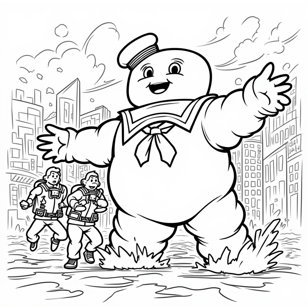 Ghostbusters Coloring Pages - Page 4