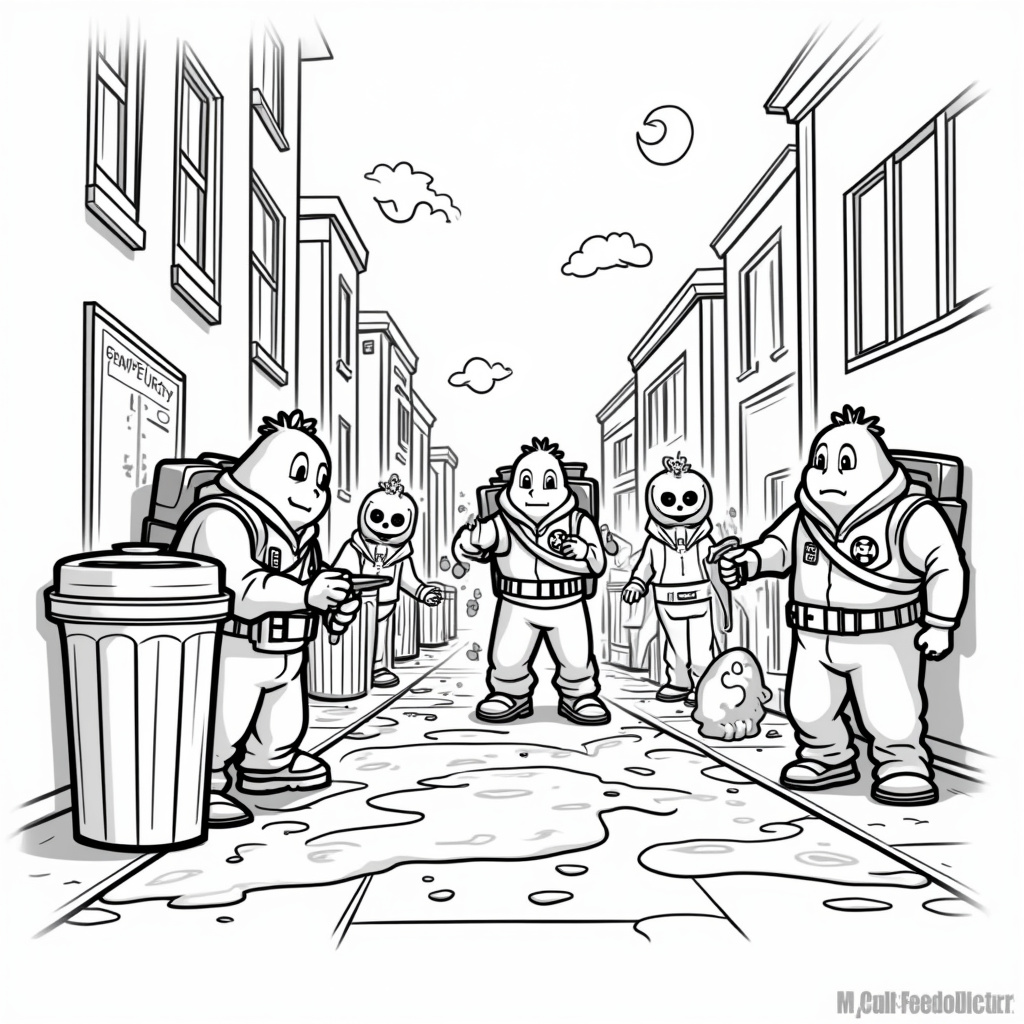 Ghostbusters Coloring Pages - Page 5