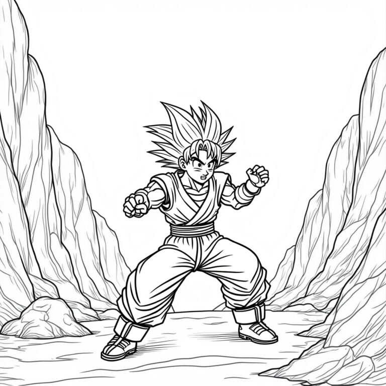 Goku Coloring Pages - Page 1