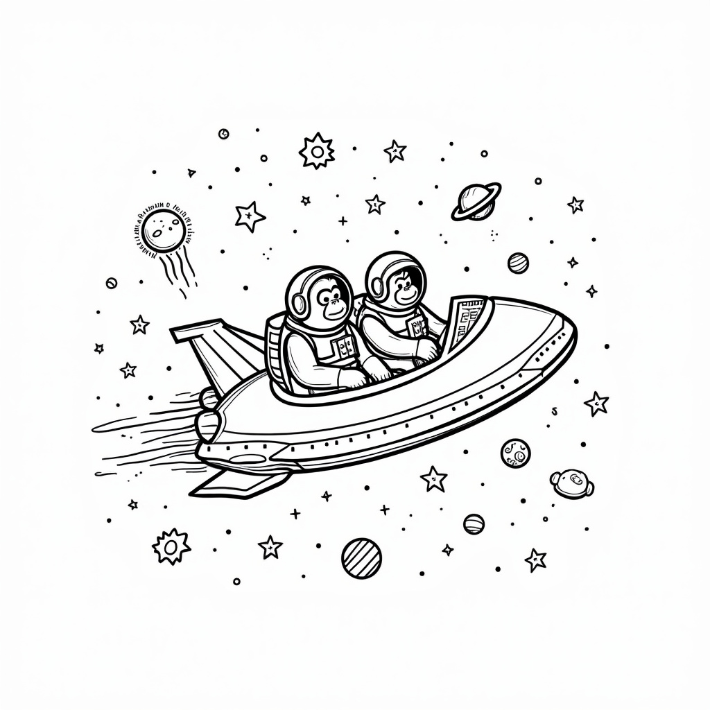 Gorilla Coloring Pages - Page 3