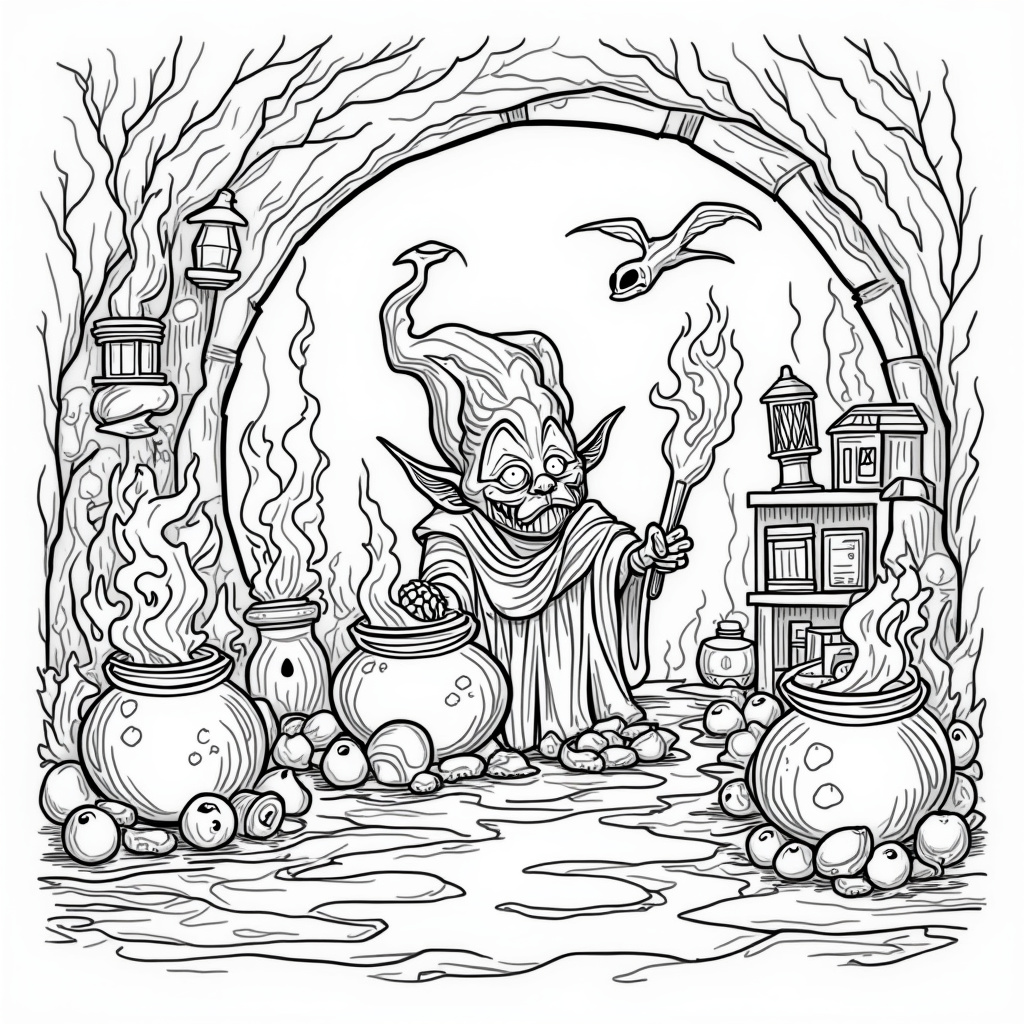 Green Goblin Coloring Pages - Page 1