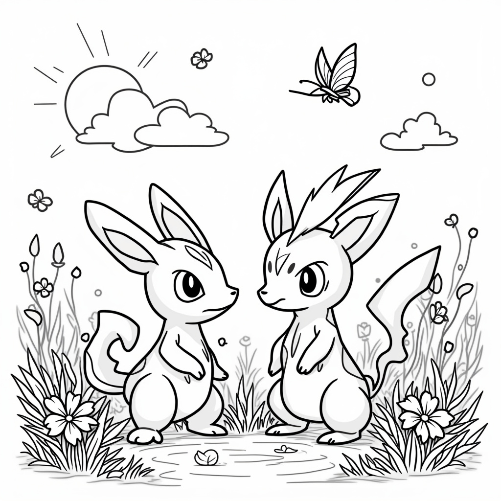 Greninja Coloring Pages - Page 5