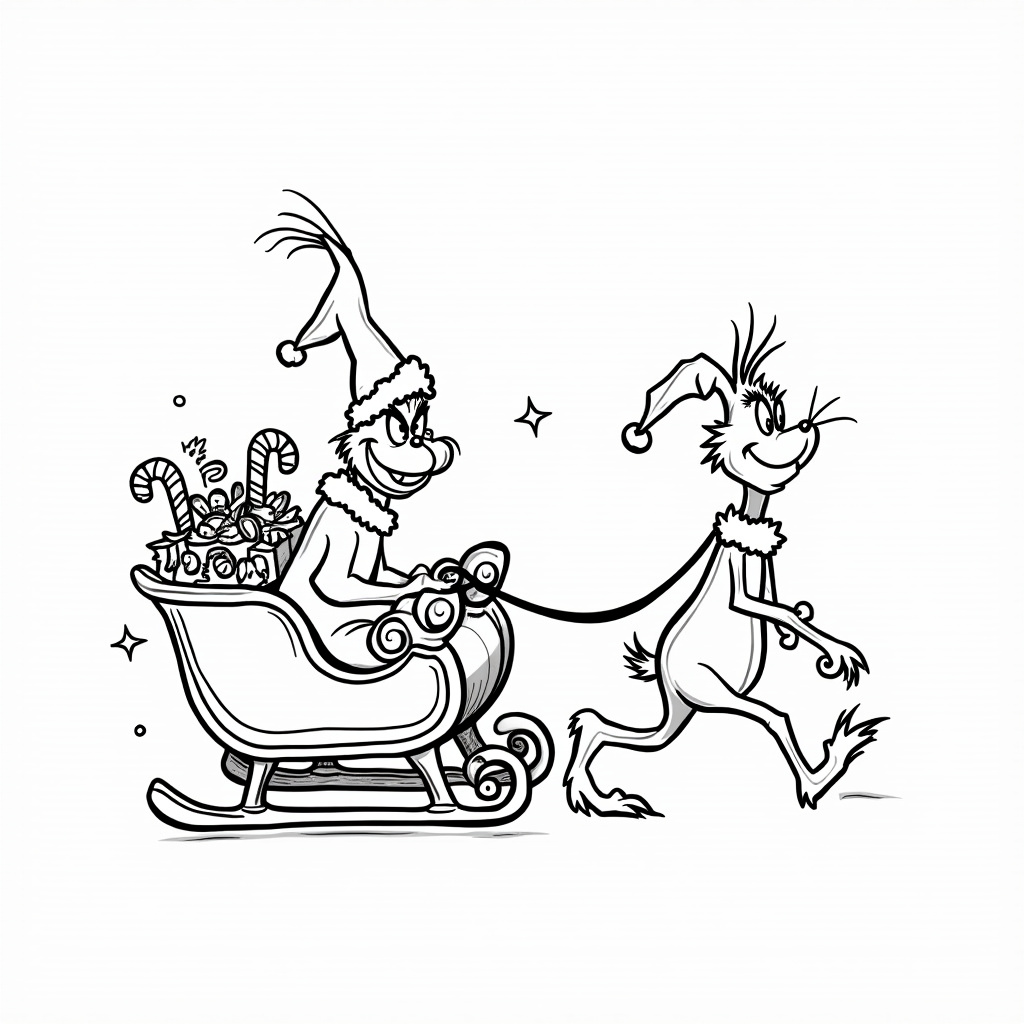 Grinch Coloring Pages - Page 3