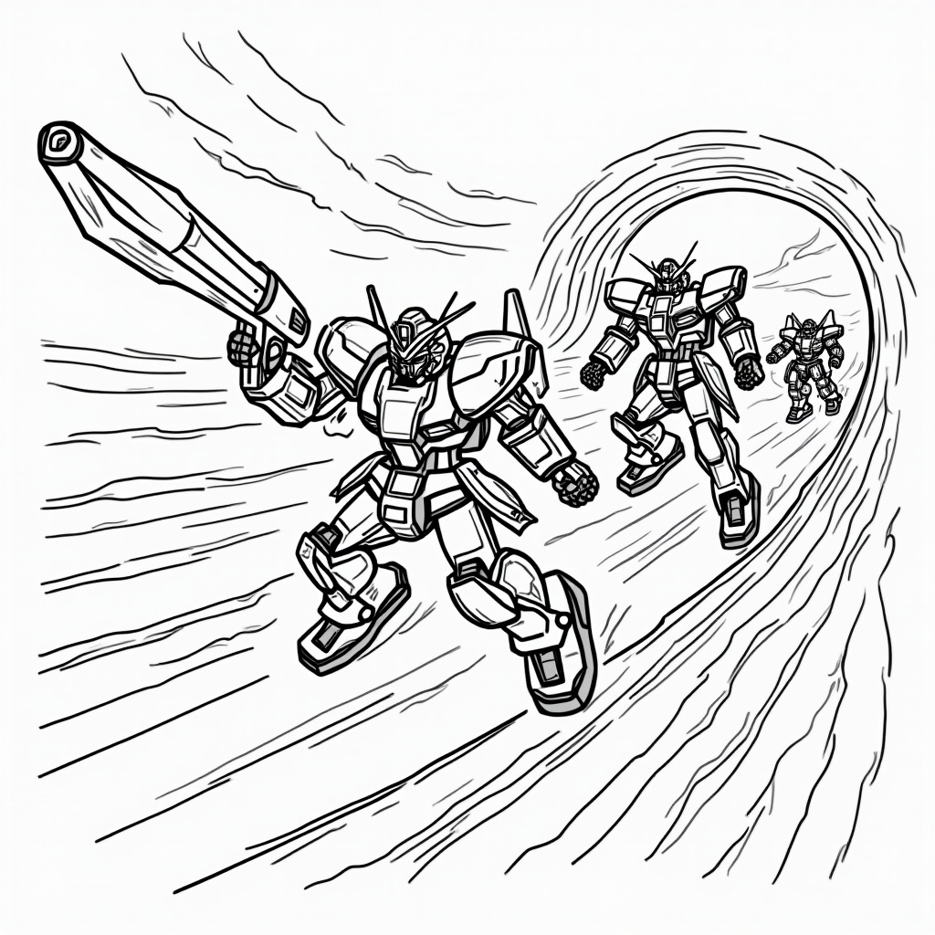 Gundam Coloring Pages - Page 3