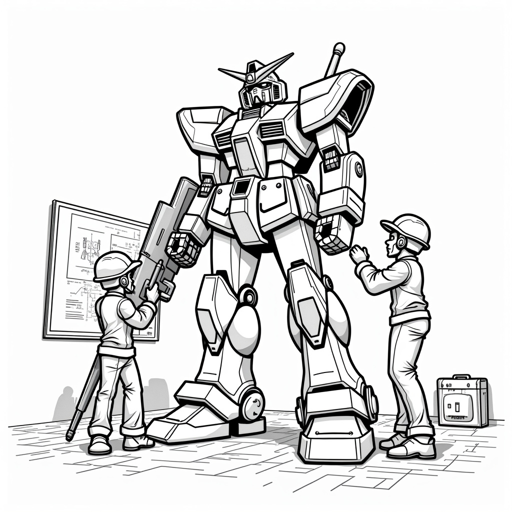 Gundam Coloring Pages - Page 4