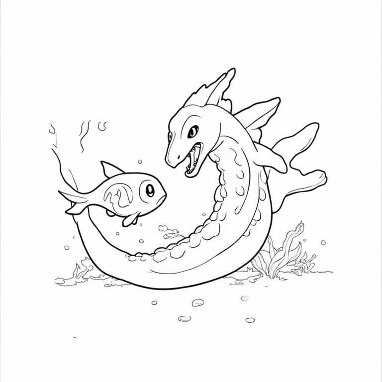 Gyarados Coloring Pages - Page 1