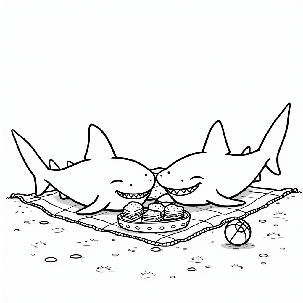 Hammerhead Shark Coloring Pages - Page 2