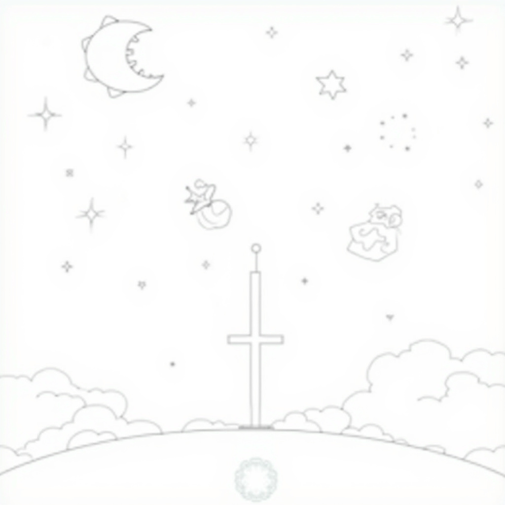 Hanukkah Coloring Pages - Page 1