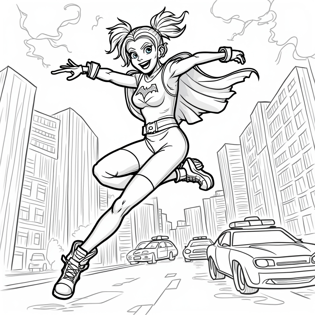 Harley Quinn Coloring Pages - Page 5