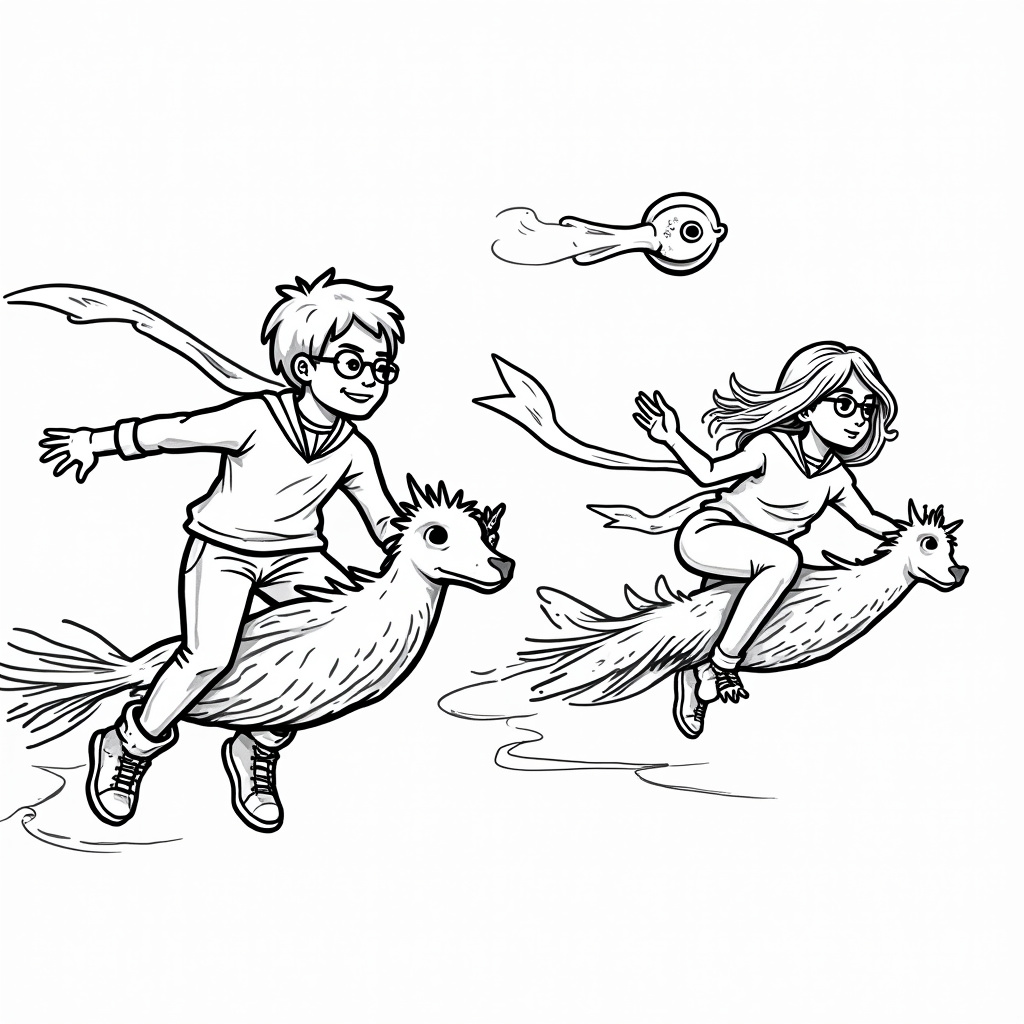Harry Potter Coloring Pages - Page 1