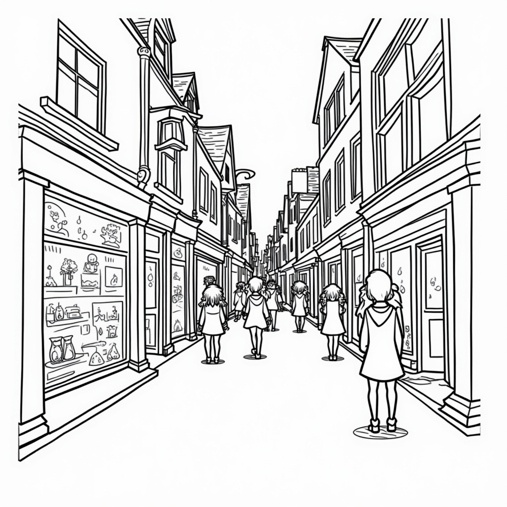 Harry Potter Coloring Pages - Page 5