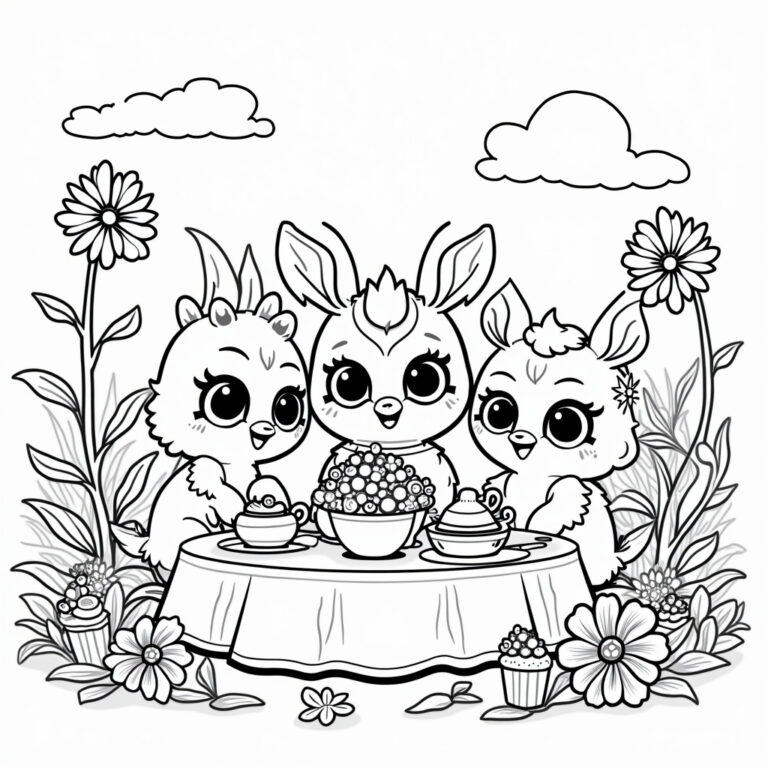 Hatchimals Coloring Pages - Page 1
