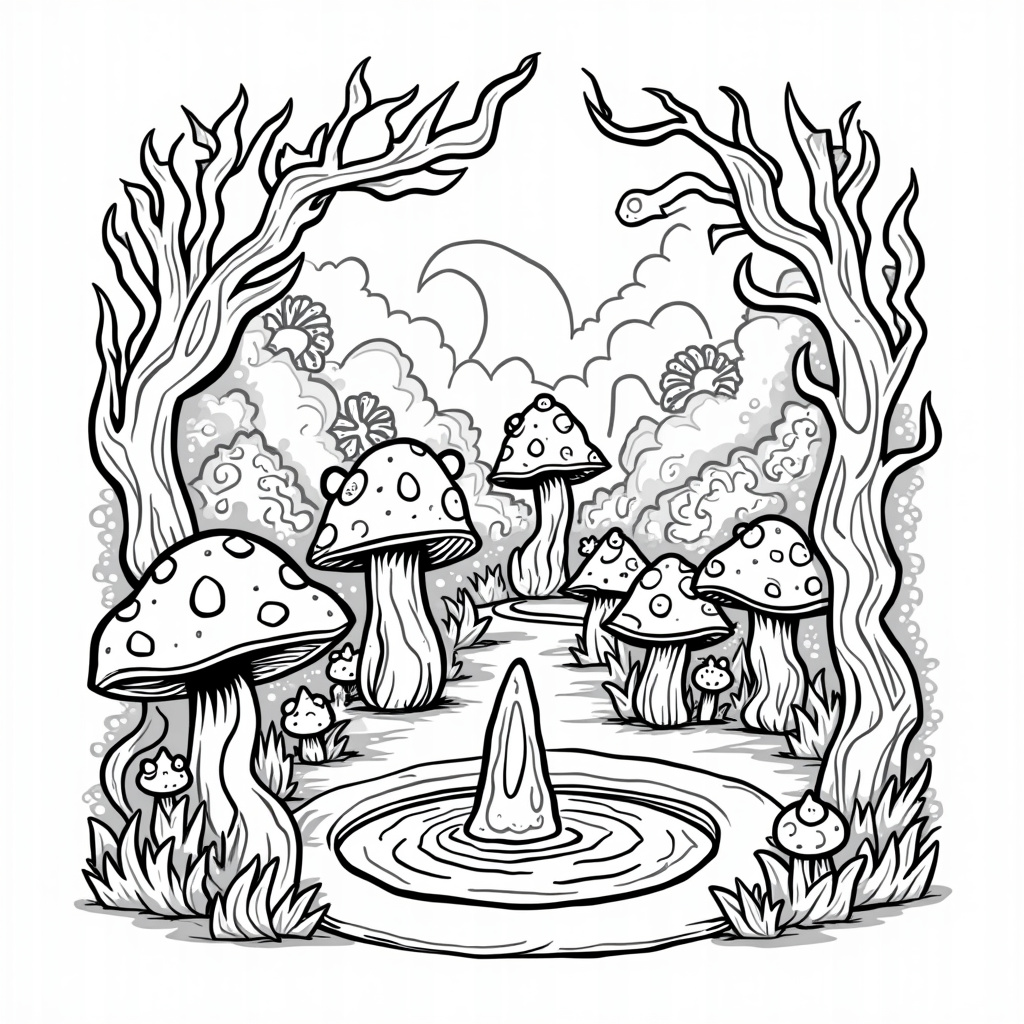 Haunted House Coloring Pages - Page 5