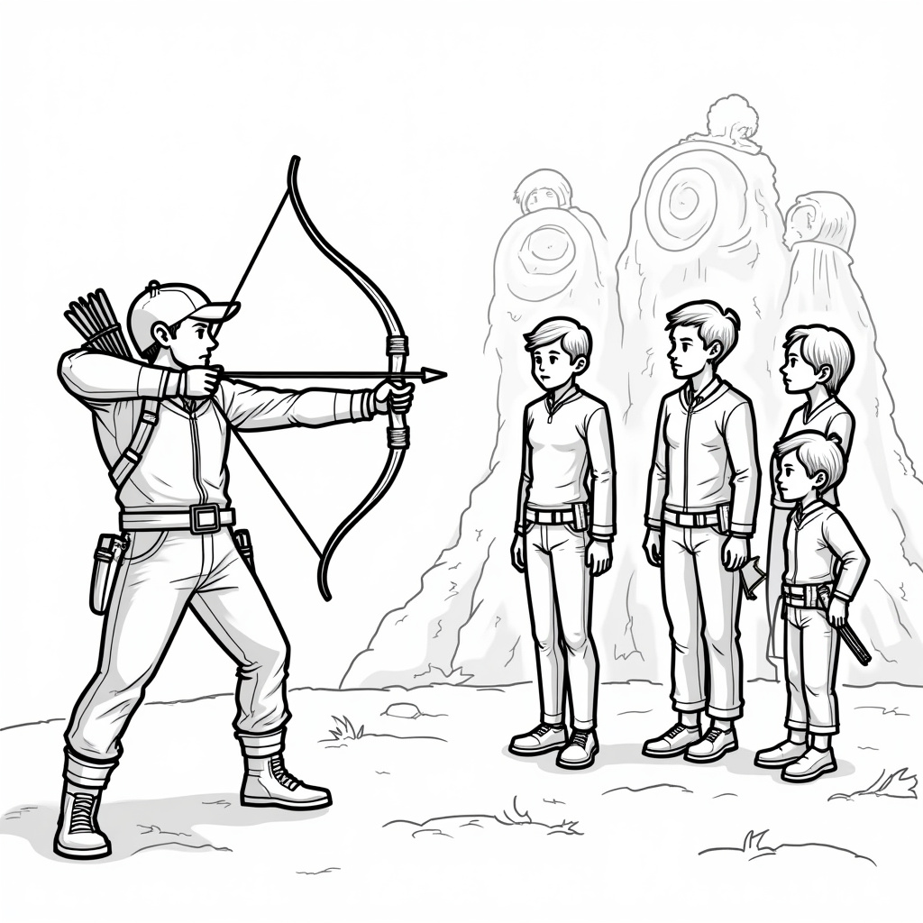 Hawkeye Coloring Pages - Page 4