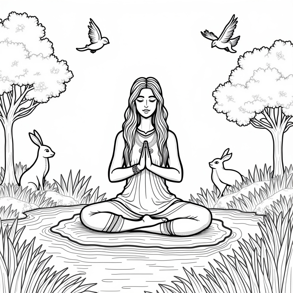 Hippie Coloring Pages - Page 5