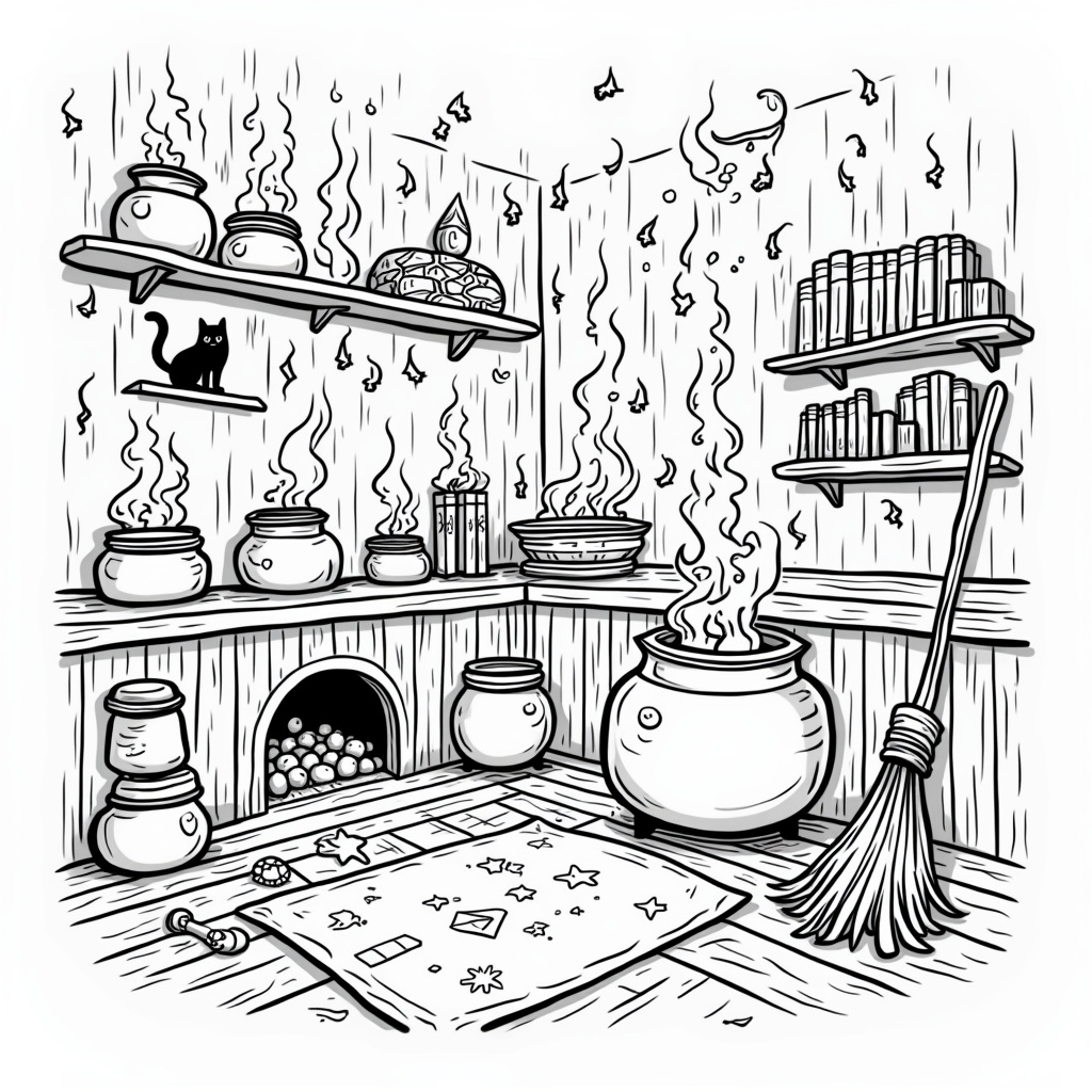 Horror Coloring Pages - Page 4
