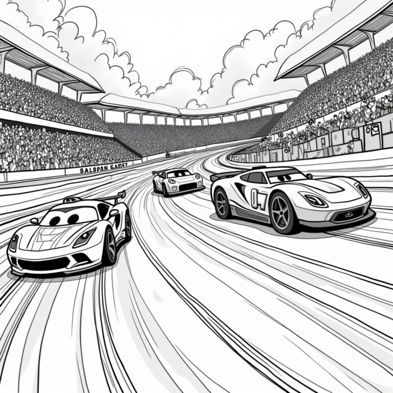 Hot Wheels Coloring Pages - Page 1