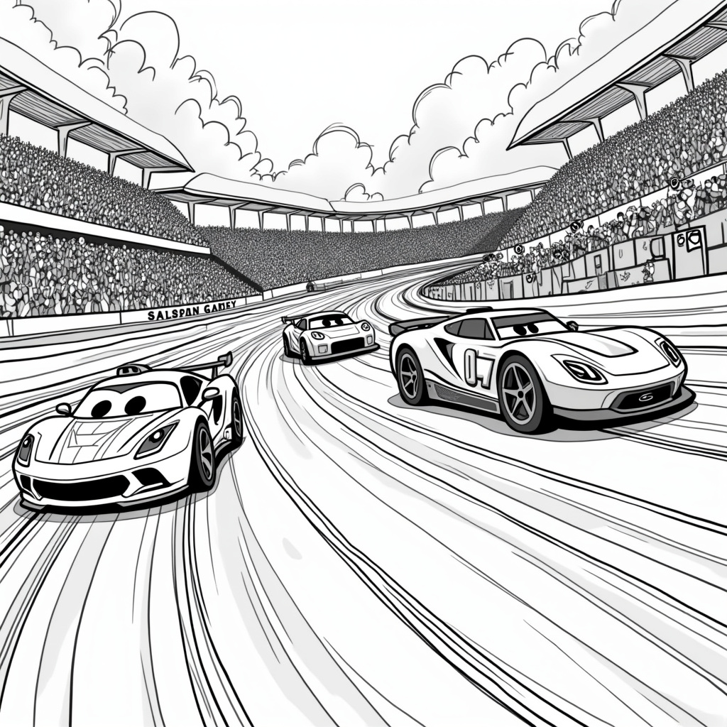 Hot Wheels Coloring Pages - Page 1