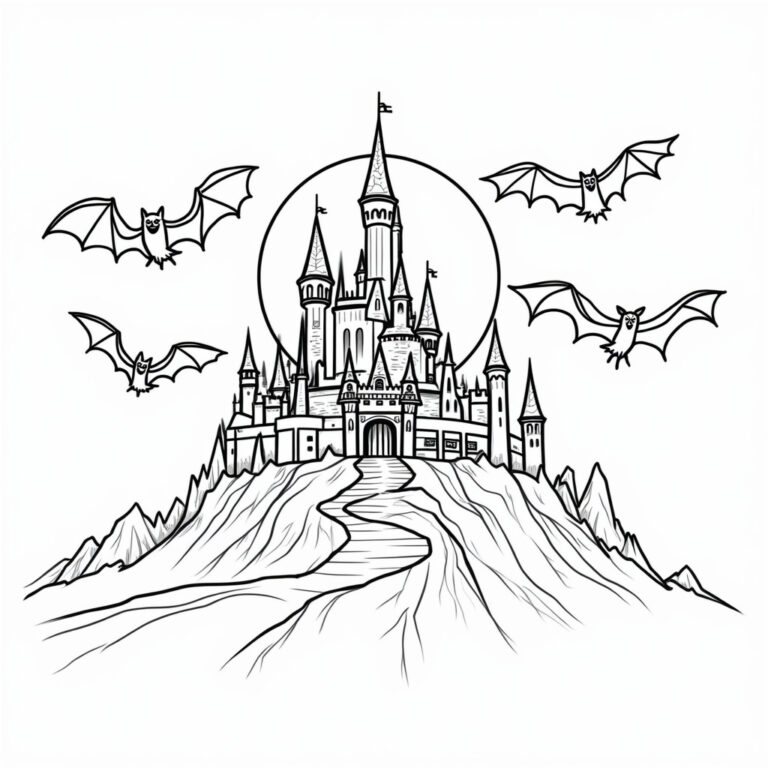 Hotel Transylvania Coloring Pages - Page 1