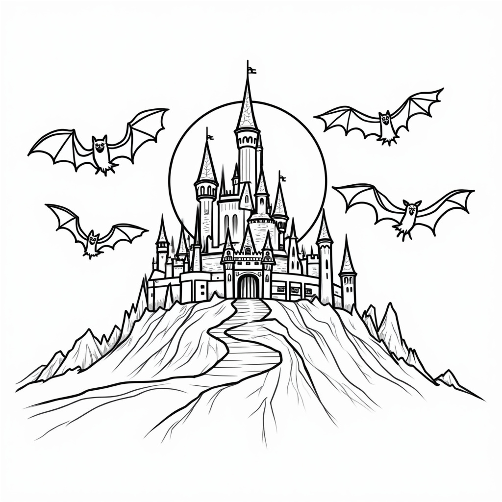 Hotel Transylvania Coloring Pages - Page 1
