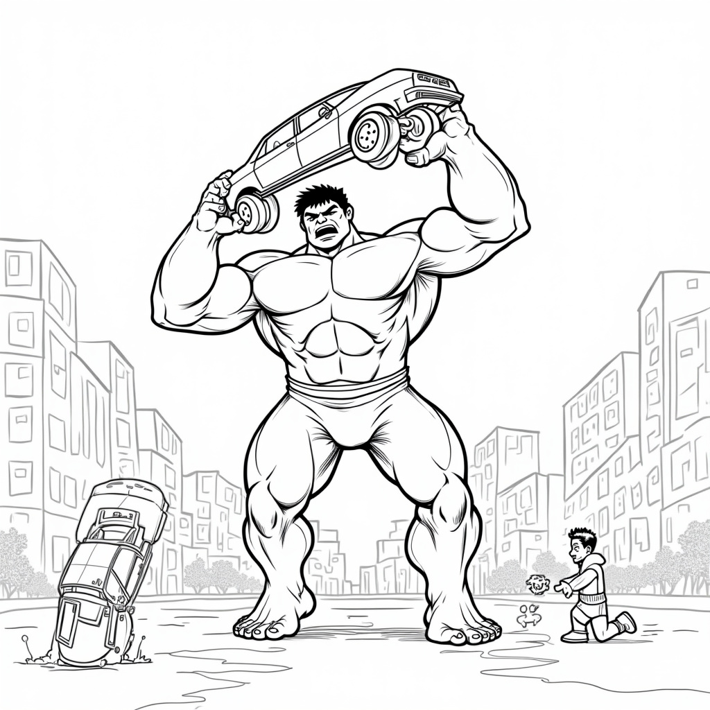 Hulk Coloring Pages - Page 4