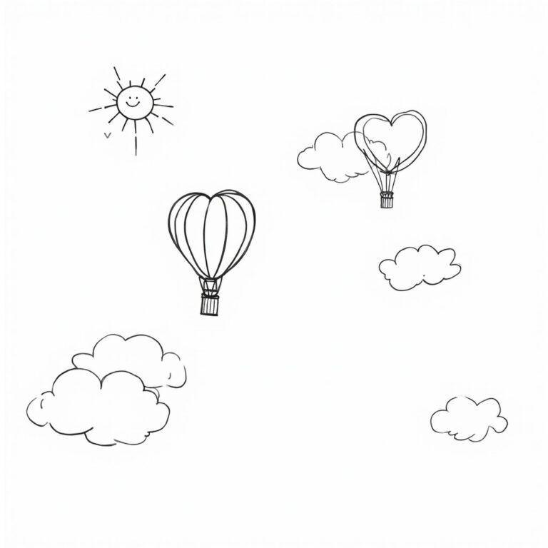I Love You Coloring Pages - Page 1