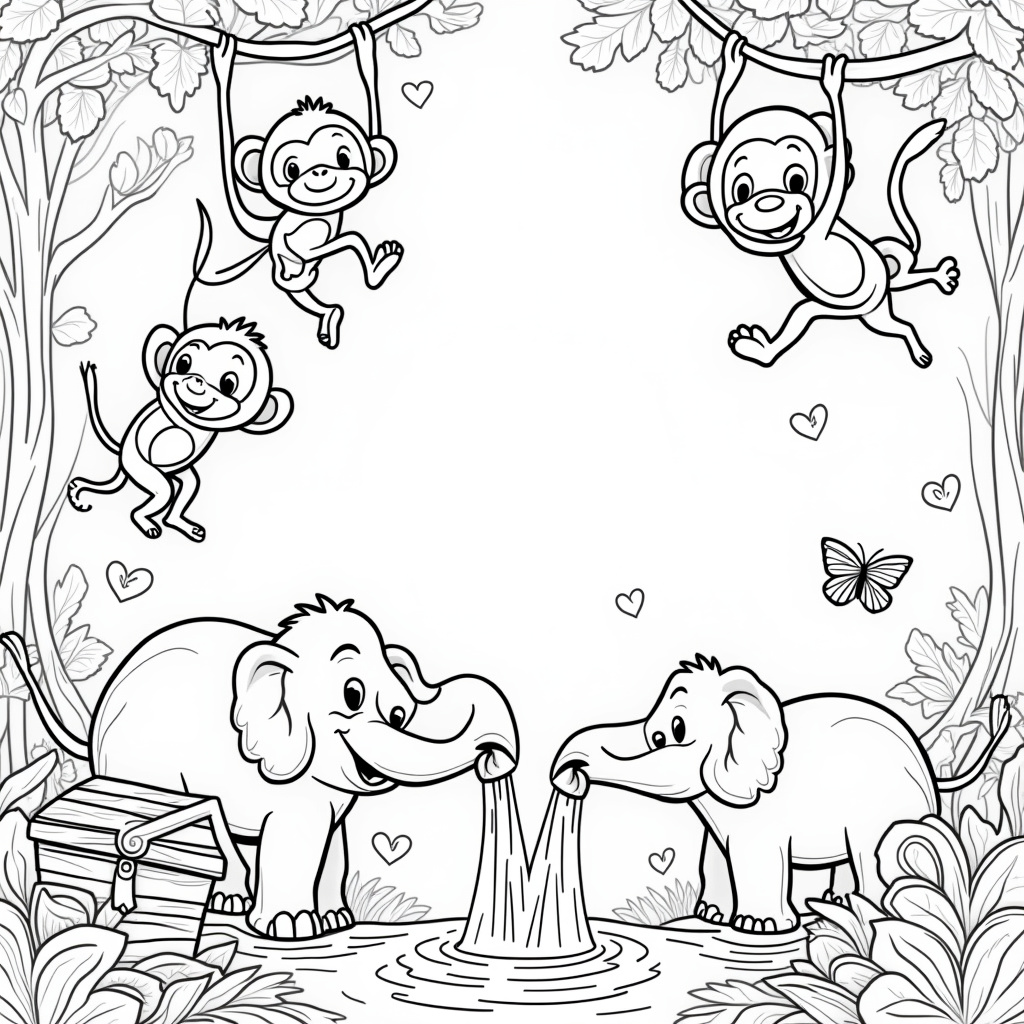 I Love You Coloring Pages - Page 4