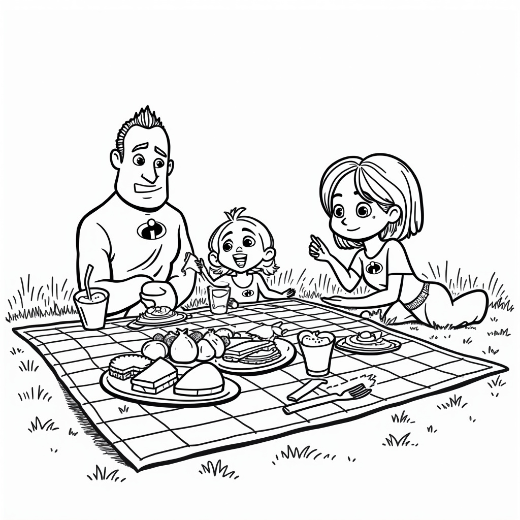 Incredibles Coloring Pages - Page 2