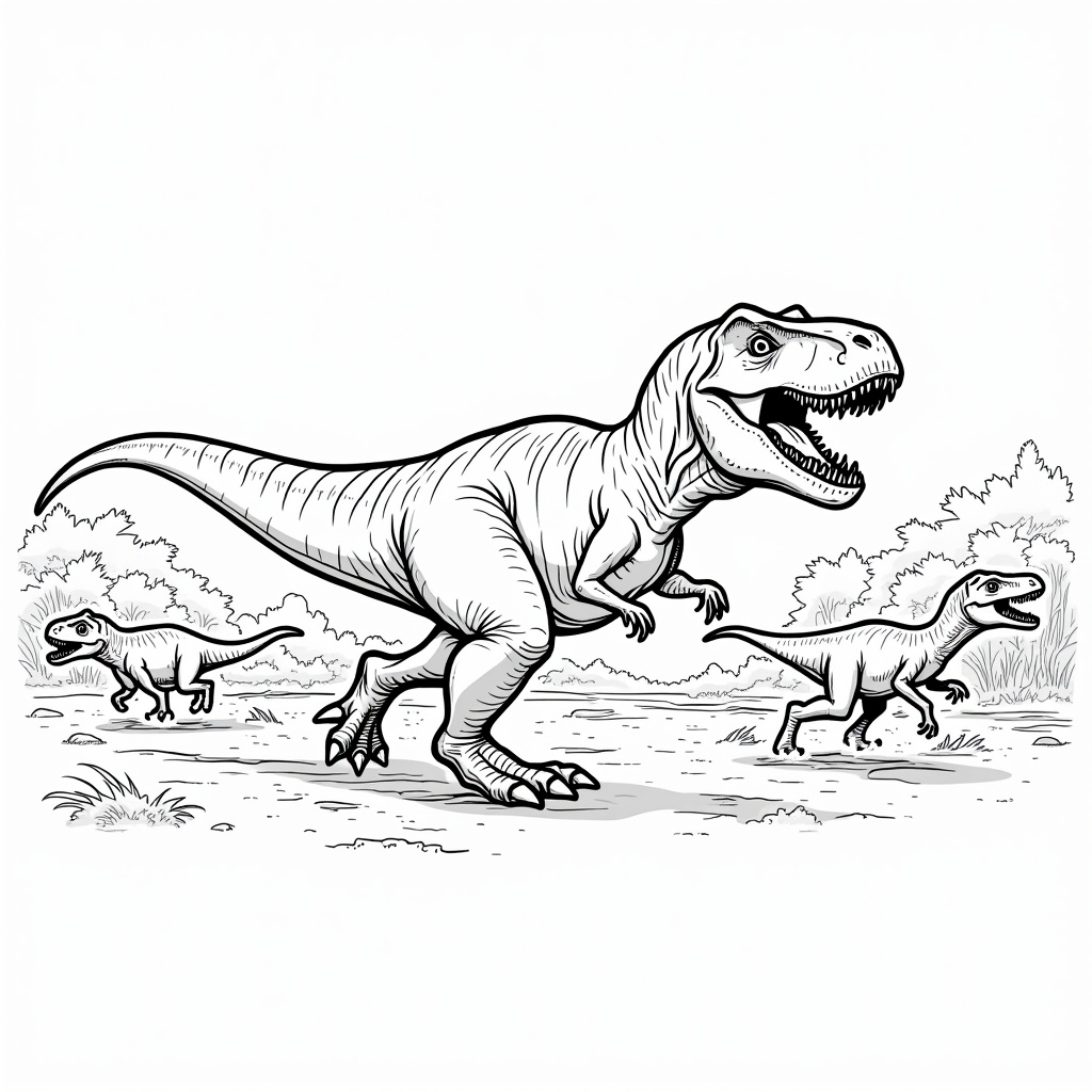Indominus Rex Coloring Pages - Page 1