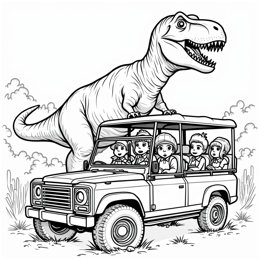 Indominus Rex Coloring Pages - Page 4