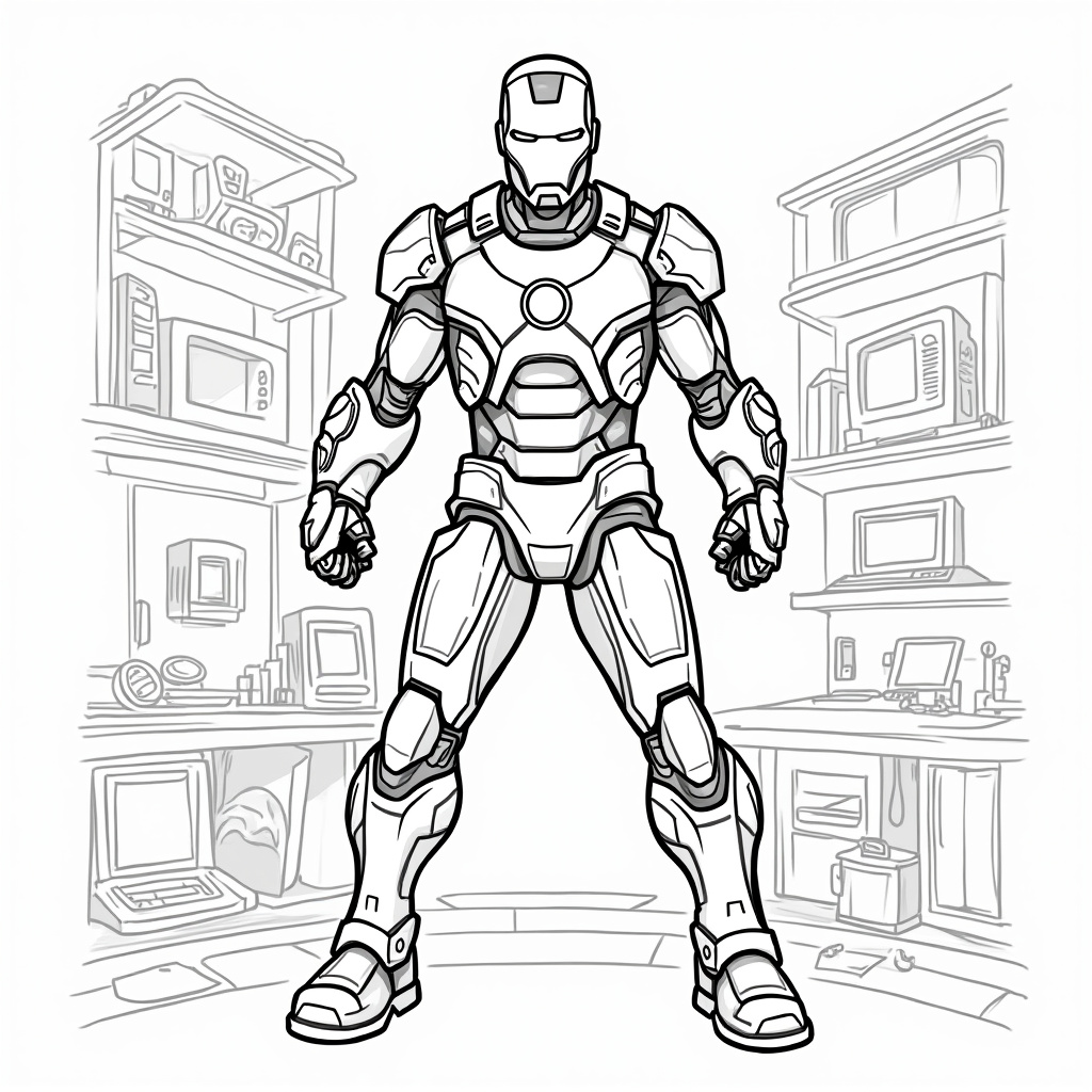 Iron Man Coloring Pages - Page 2
