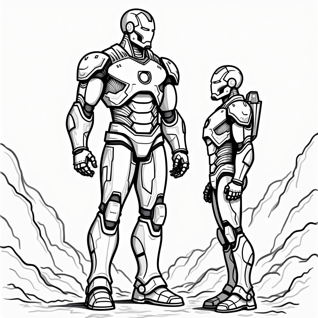 Iron Man Coloring Pages - Page 3