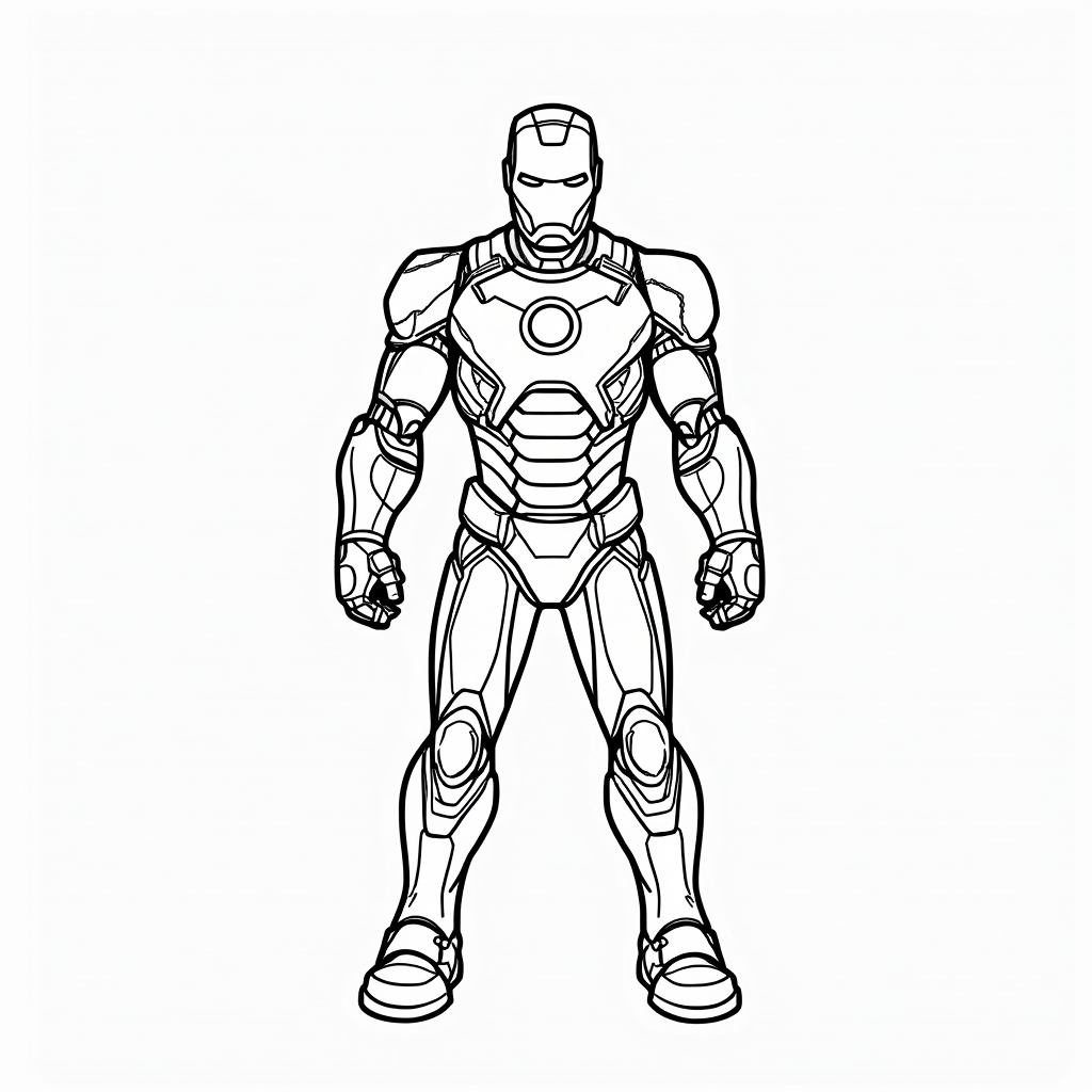 Iron Man Coloring Pages - Page 4