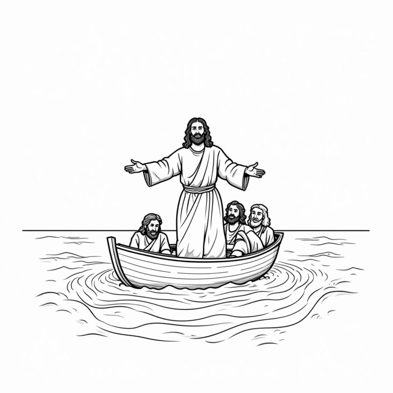 Jesus Coloring Pages - Page 1