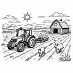 John Deere Coloring Pages - Page 1