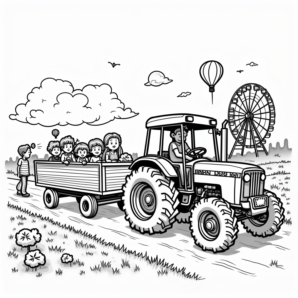 John Deere Coloring Pages - Page 4