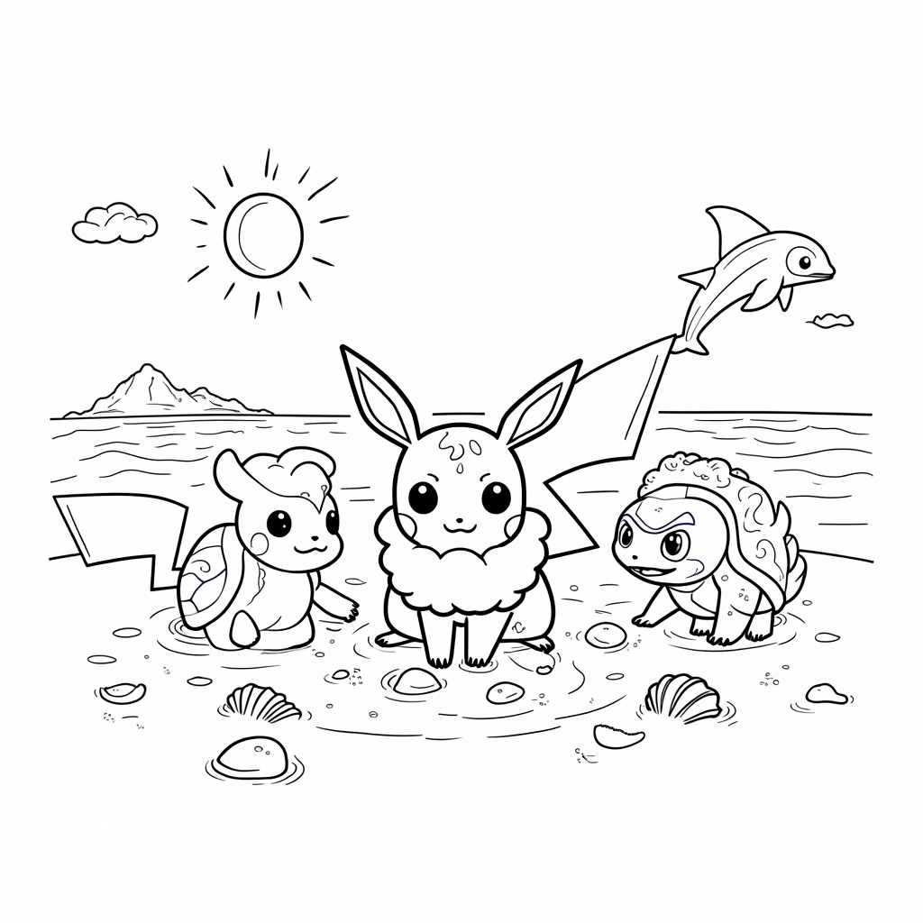 Jolteon Coloring Pages - Page 4