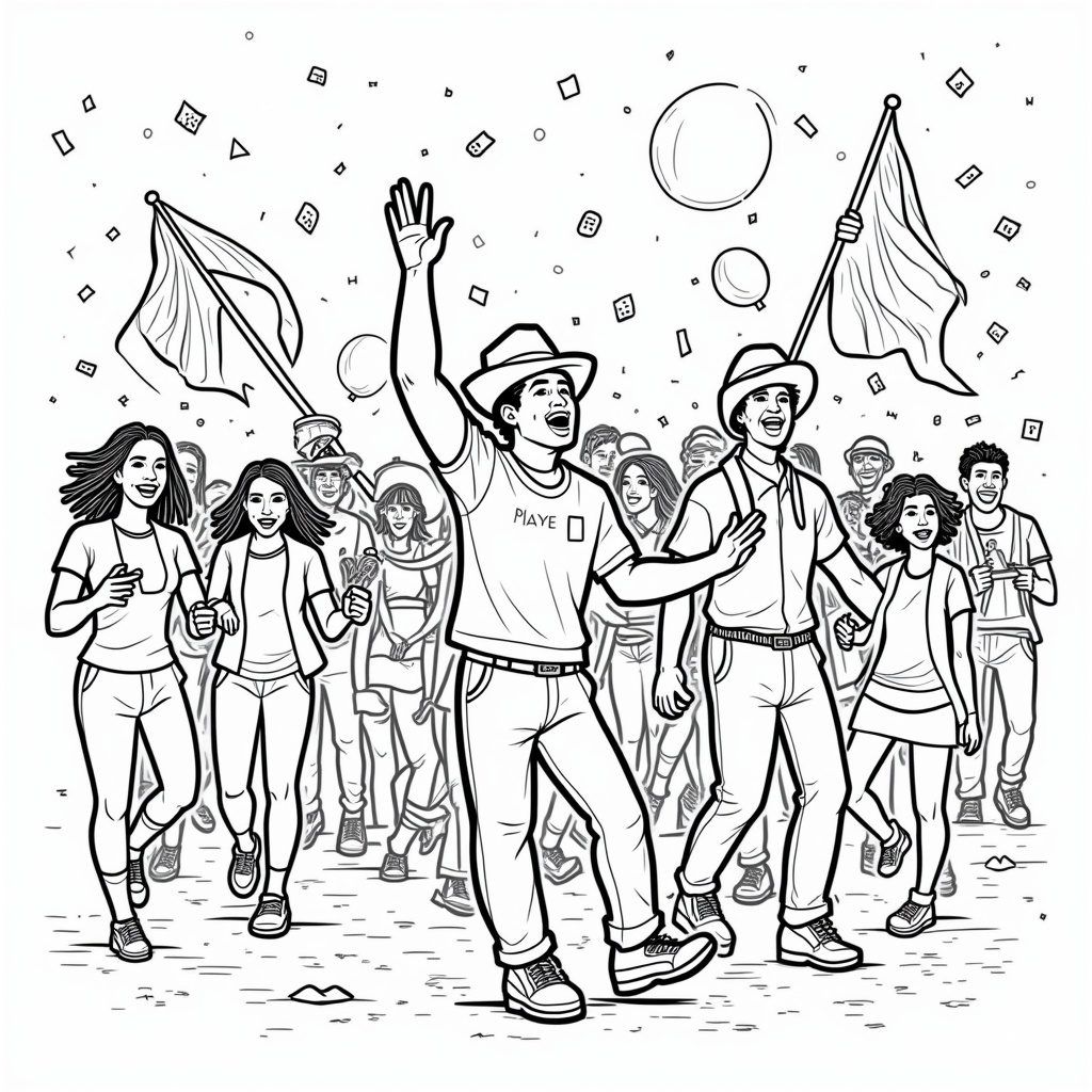 Juneteenth Coloring Pages - Page 1