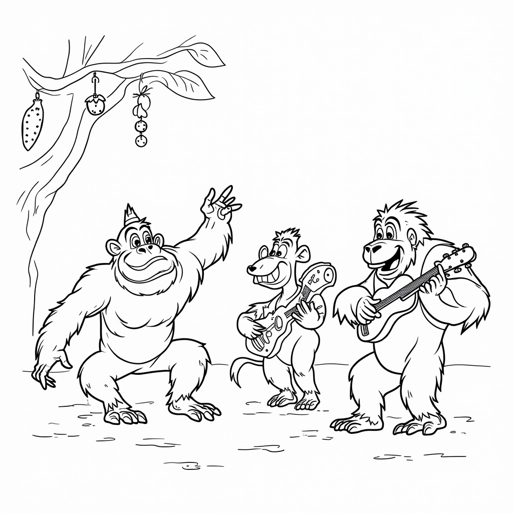 Jungle Book Coloring Pages - Page 4