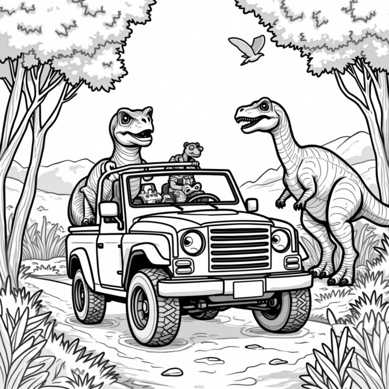 Jurassic Park Coloring Pages - Page 1