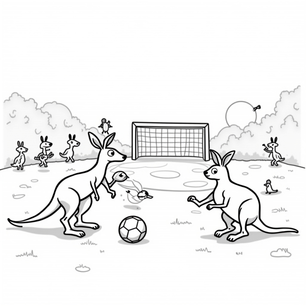 Kangaroo Coloring Pages - Page 2