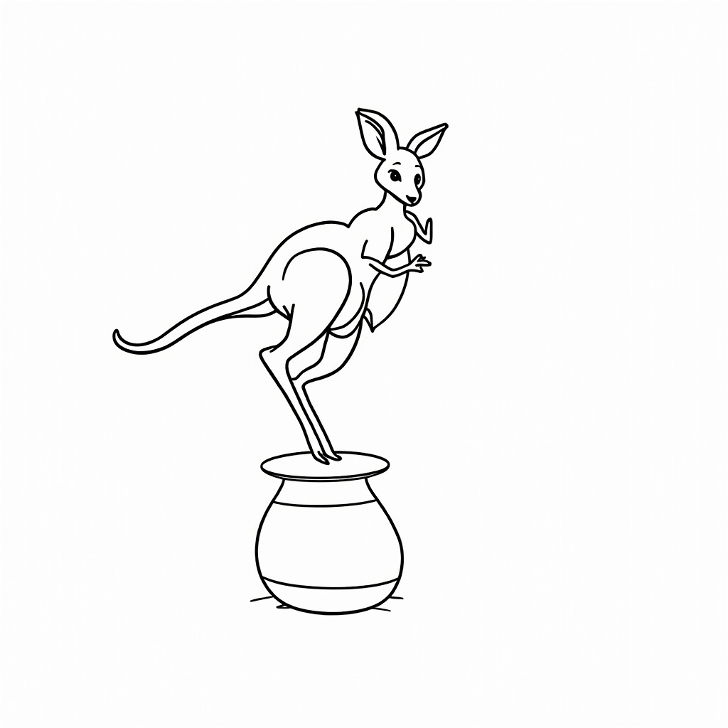 Kangaroo Coloring Pages - Page 5