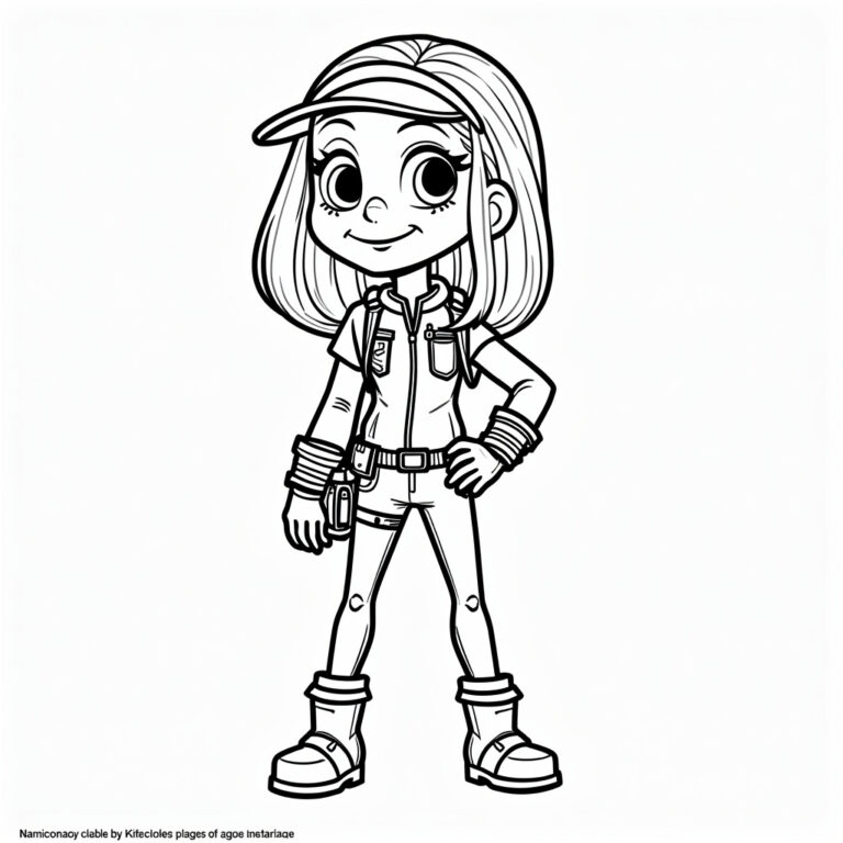 Kim Possible Coloring Pages - Page 1