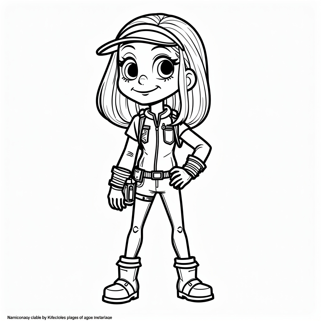 Kim Possible Coloring Pages - Page 1