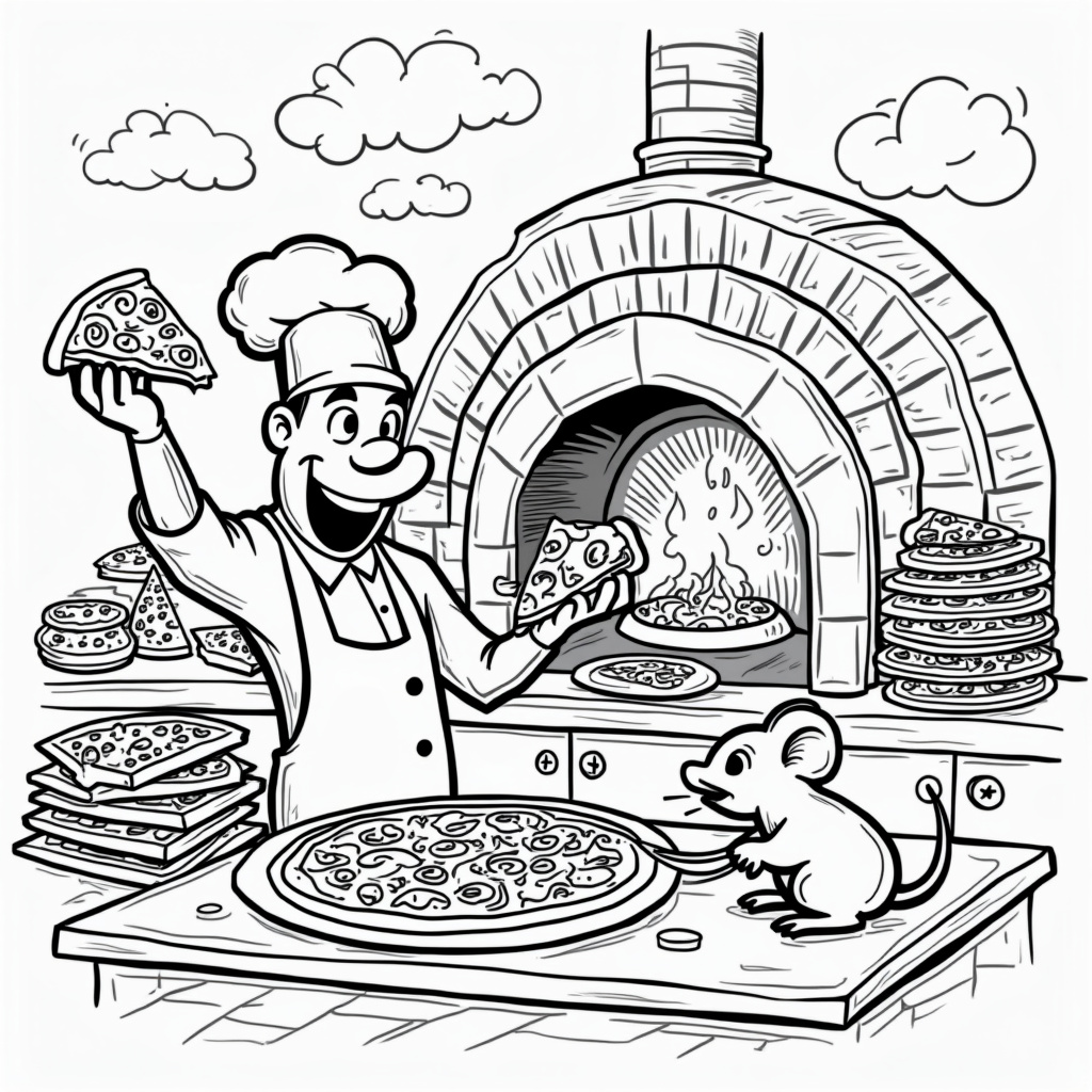 Kitchen Coloring Pages - Page 3