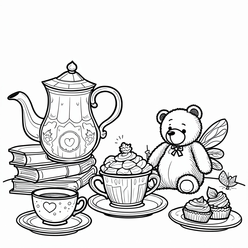 Kitchen Coloring Pages - Page 5