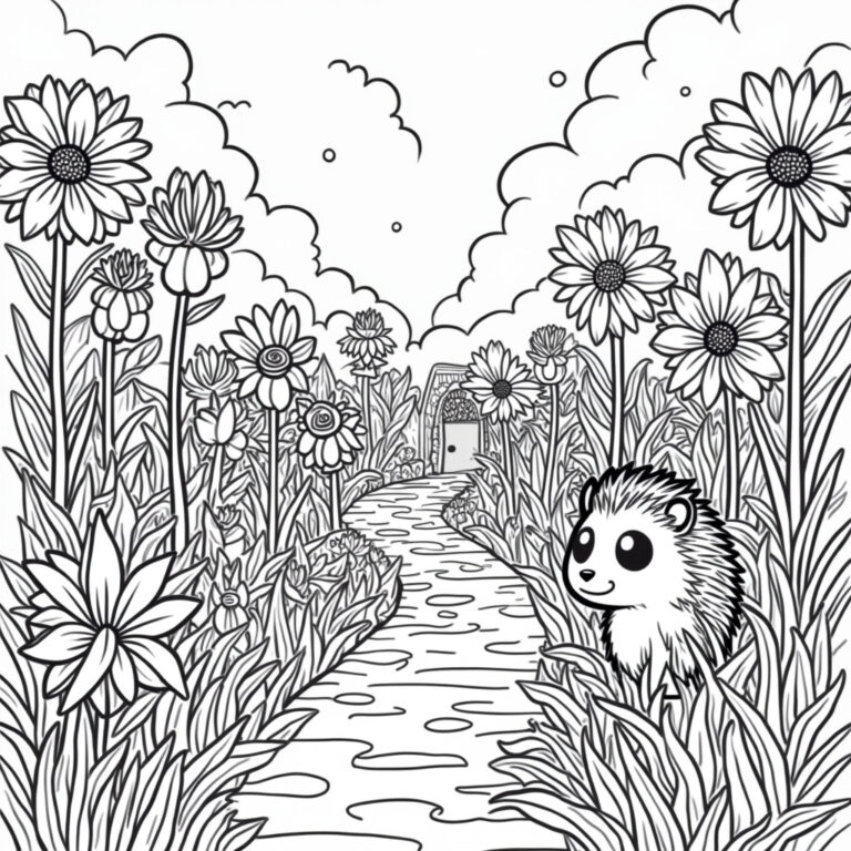 Knuckles Coloring Pages - Page 1