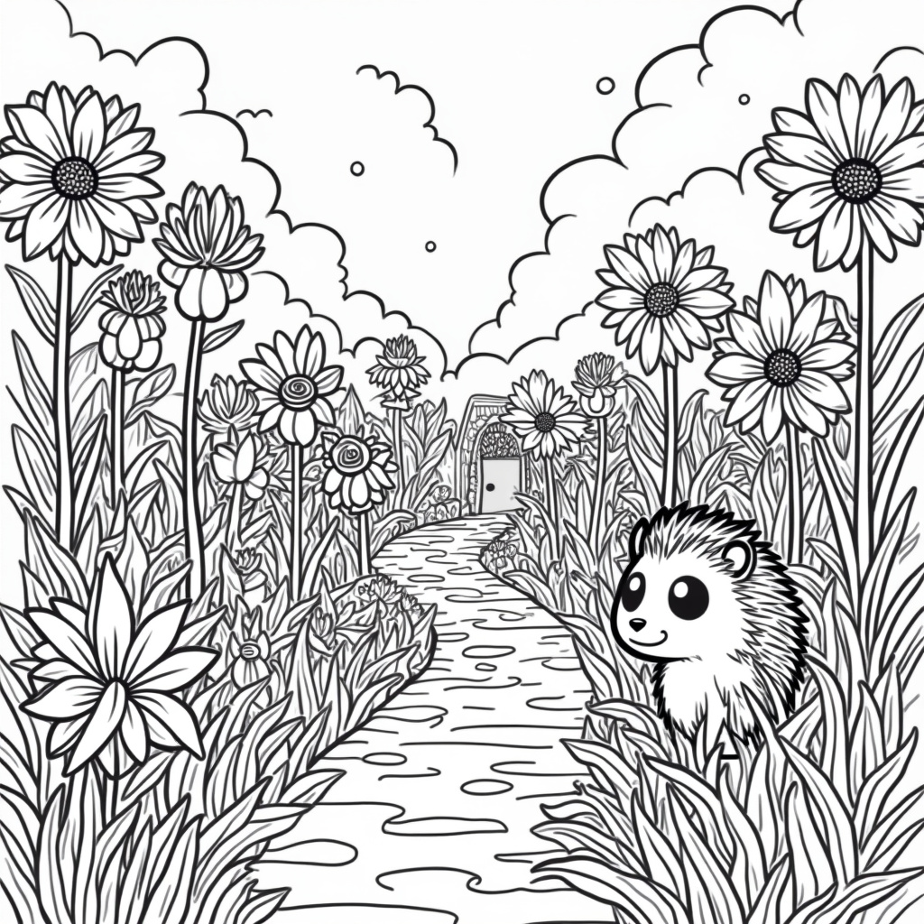 Knuckles Coloring Pages - Page 1