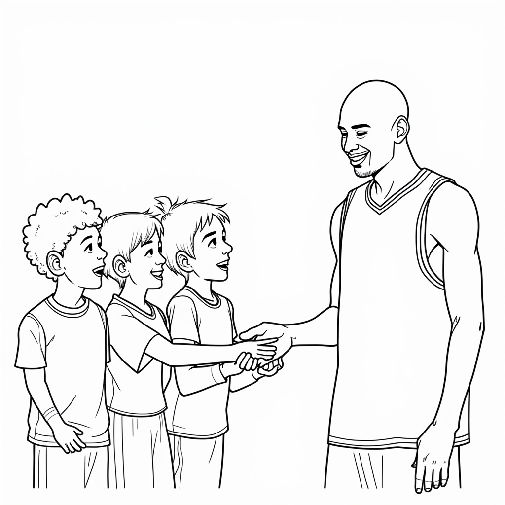 Kobe Bryant Coloring Pages - Page 4