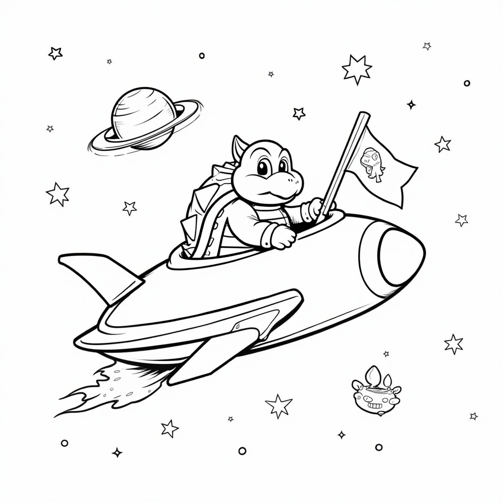 Koopa Troopa Coloring Pages - Page 3